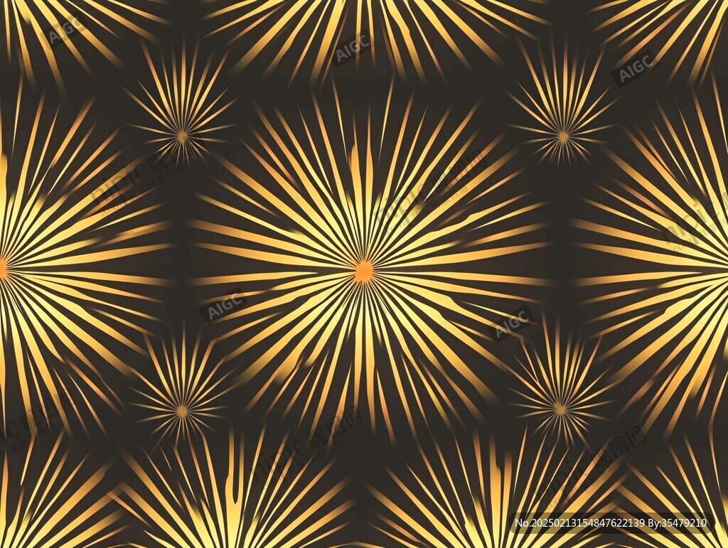 放射线条背景印花花纹