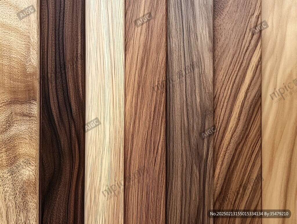 多种颜色木板木材