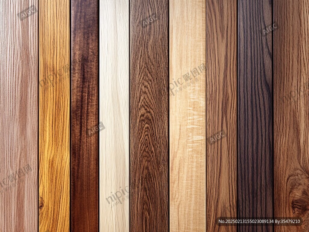 多种颜色木板木材