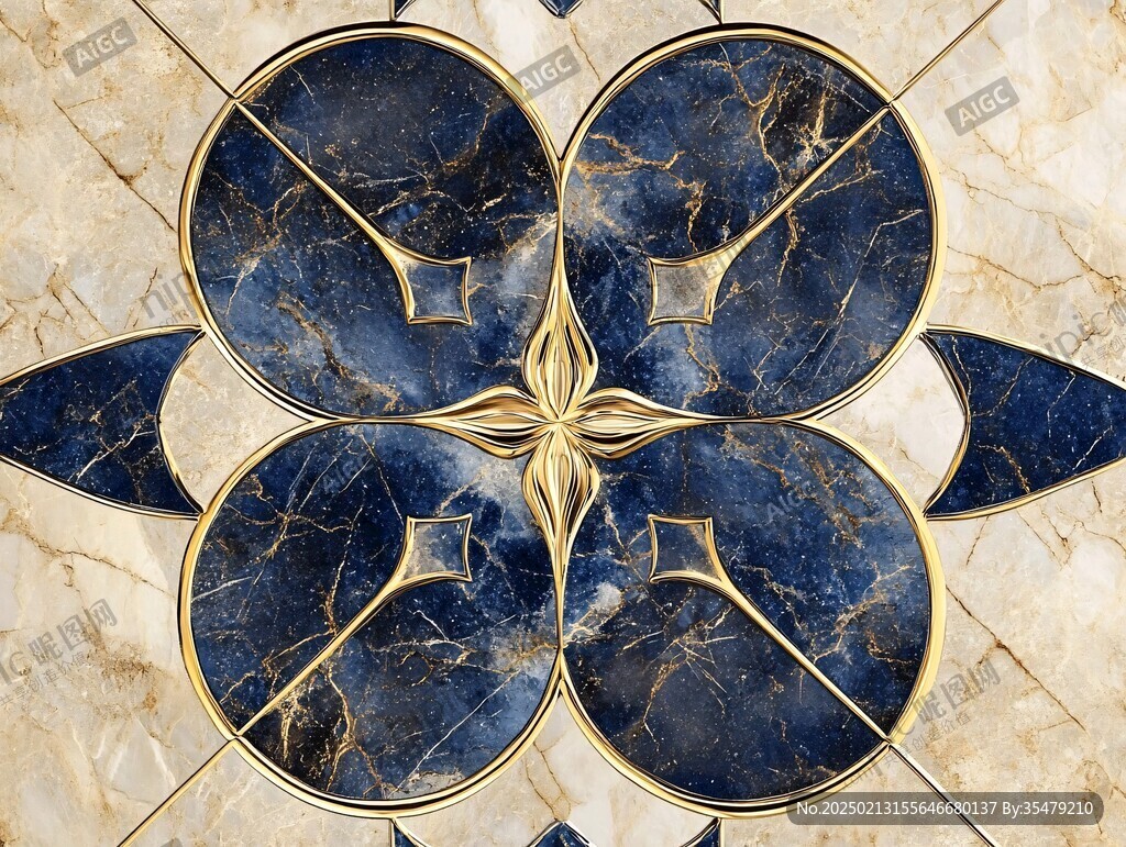 金属拼花素材
