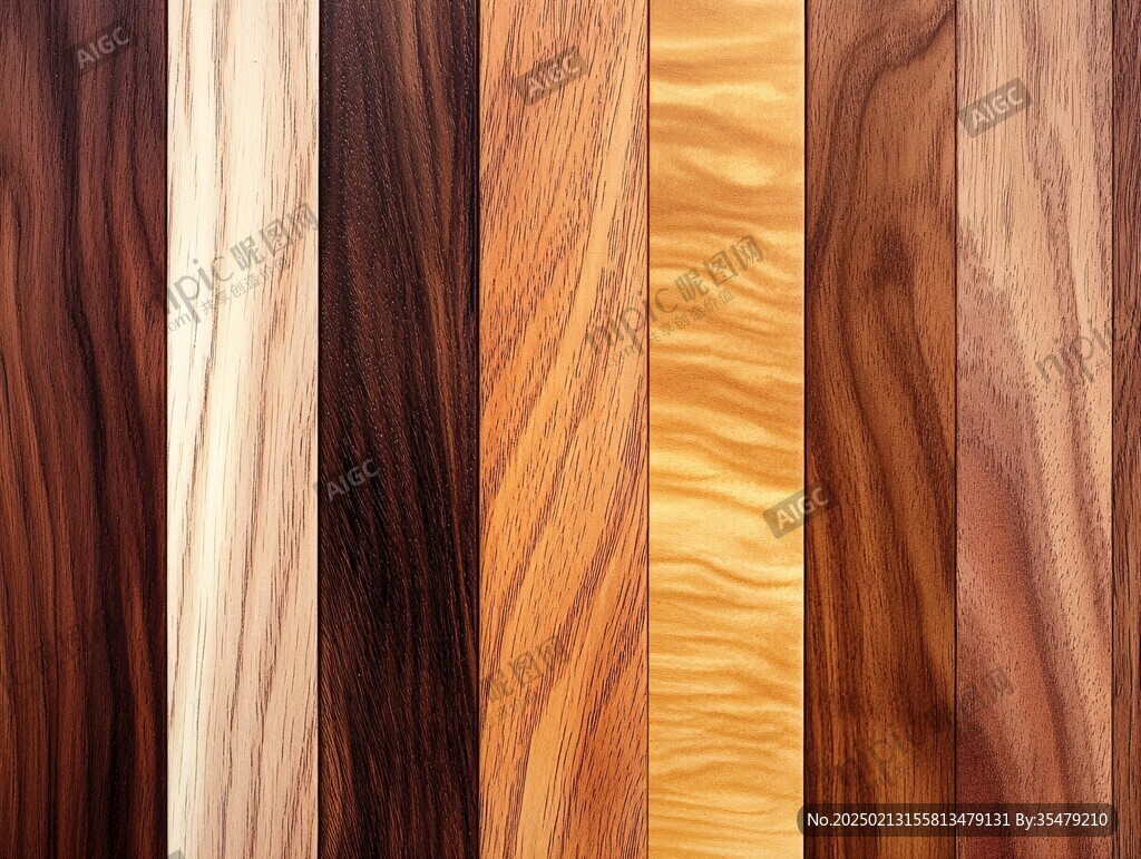 多种颜色木板木材