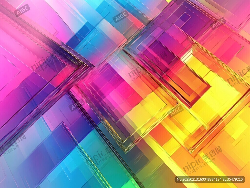 炫彩玻璃背景