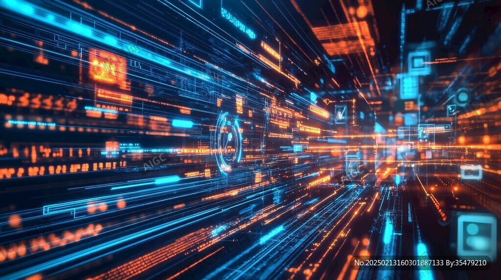 科技数码数字底图