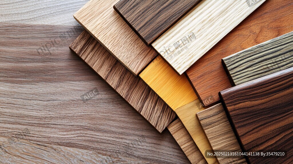 多种颜色木板木材