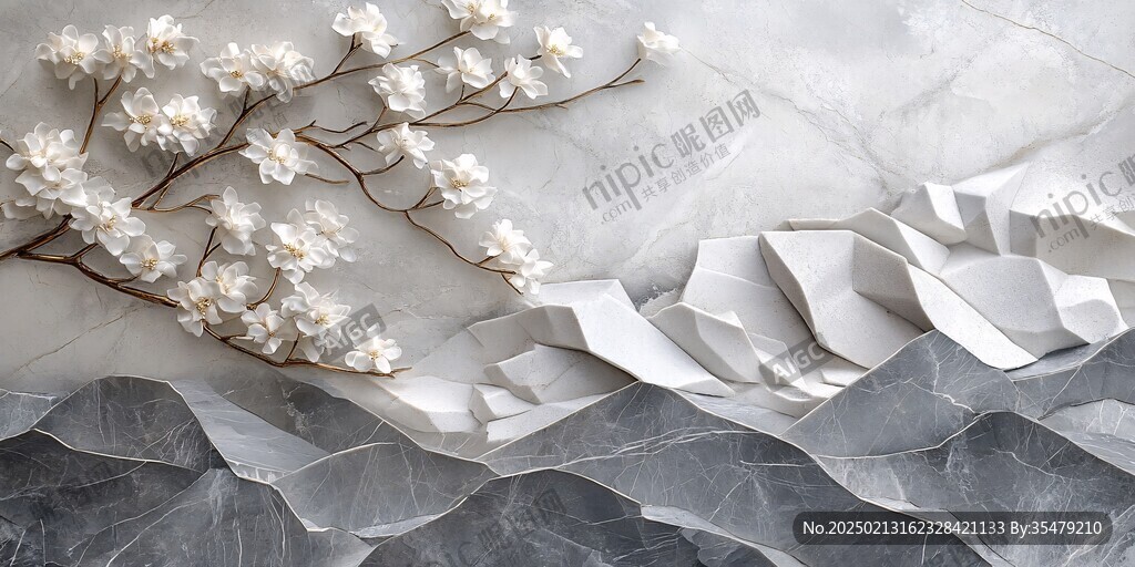 3d壁画大理石纹