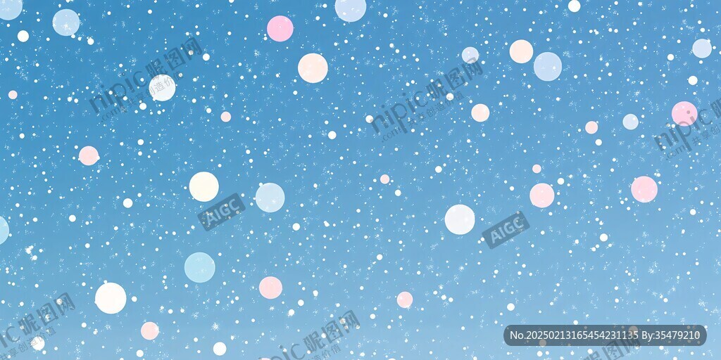 飘雪背景