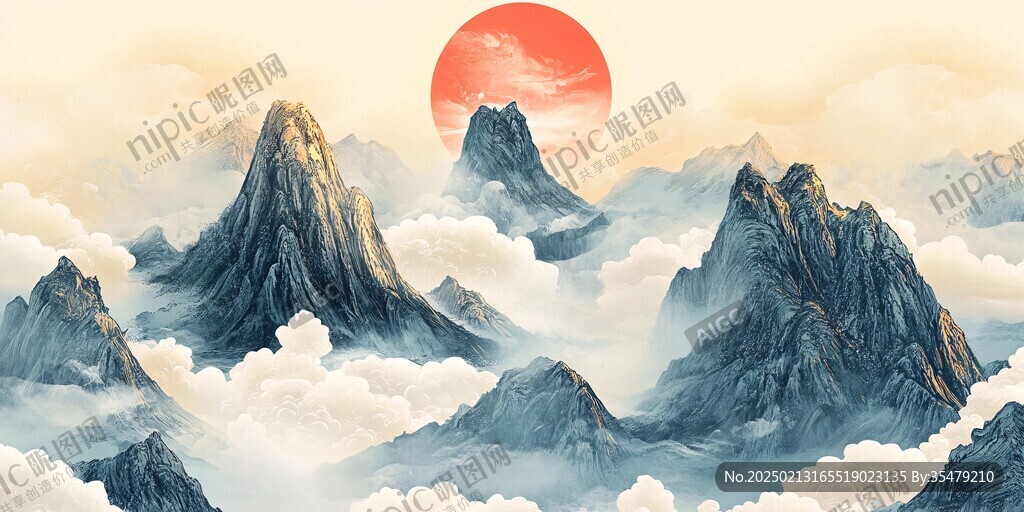 新中式山峰