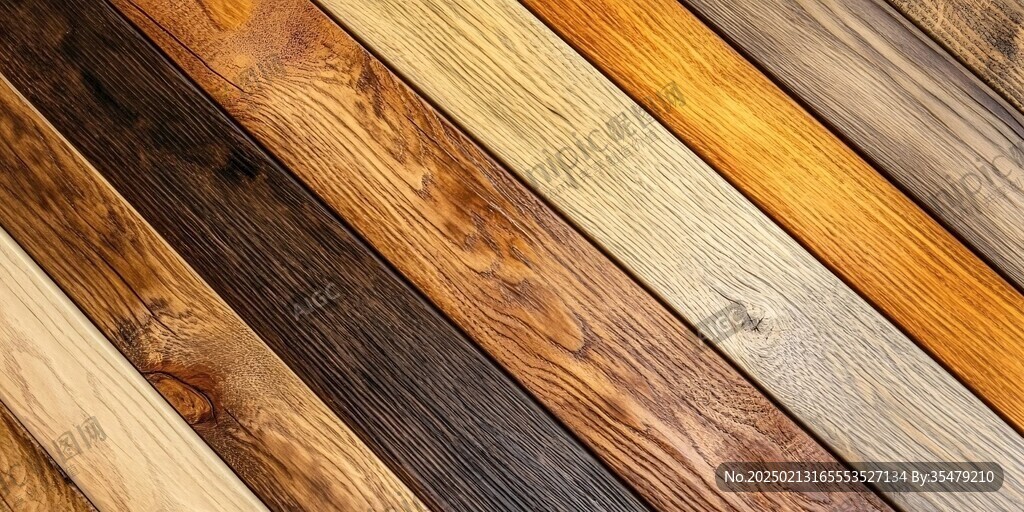 多种颜色木板木材