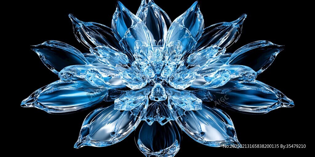 水晶荷花
