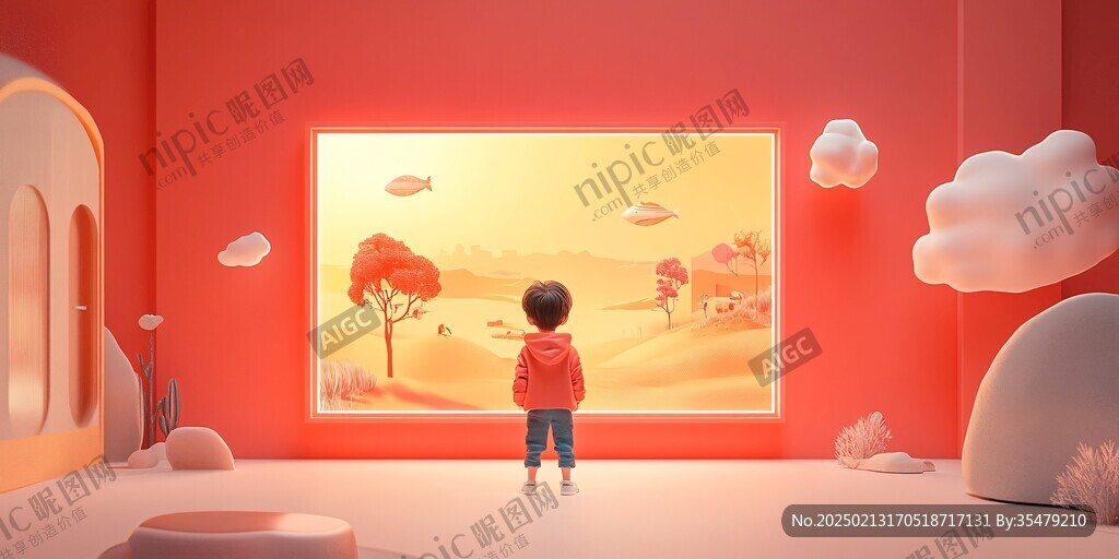 红米插画设计