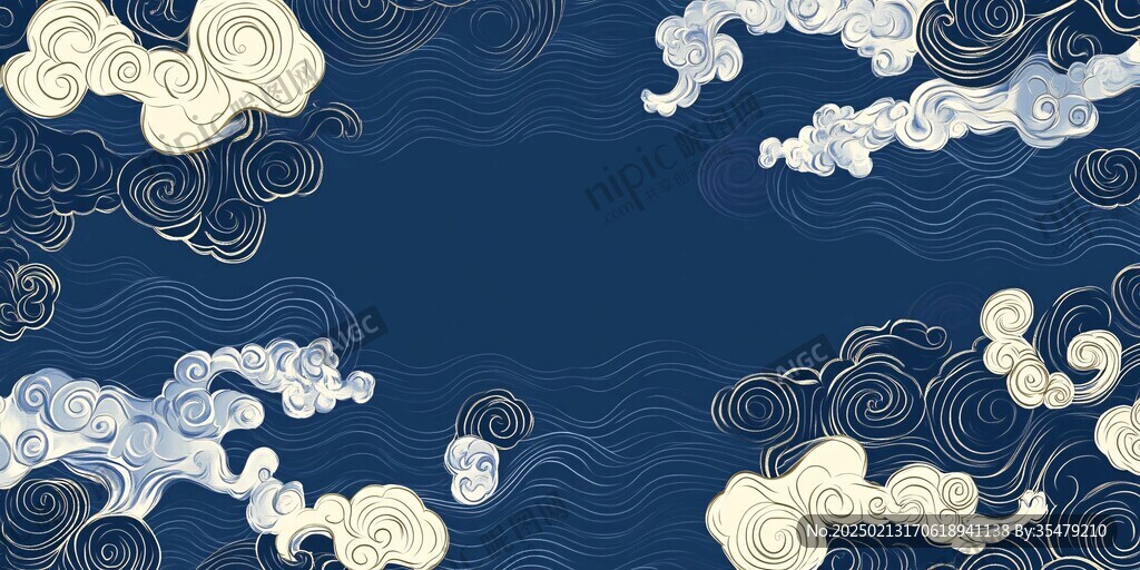 云纹插画