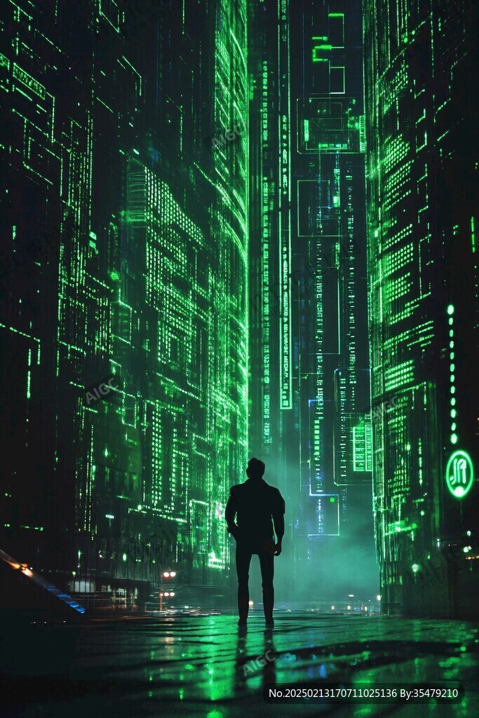 抽象赛博朋克