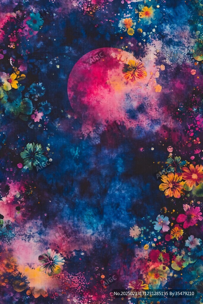 宇宙天文炫彩底纹