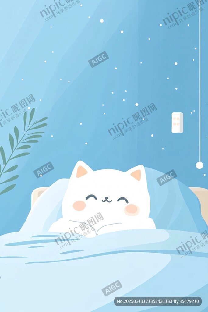 好睡眠插画