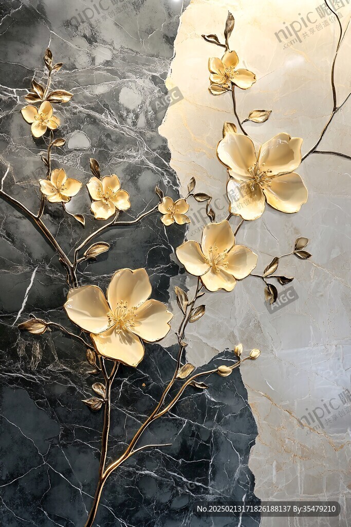 艺术玻璃花