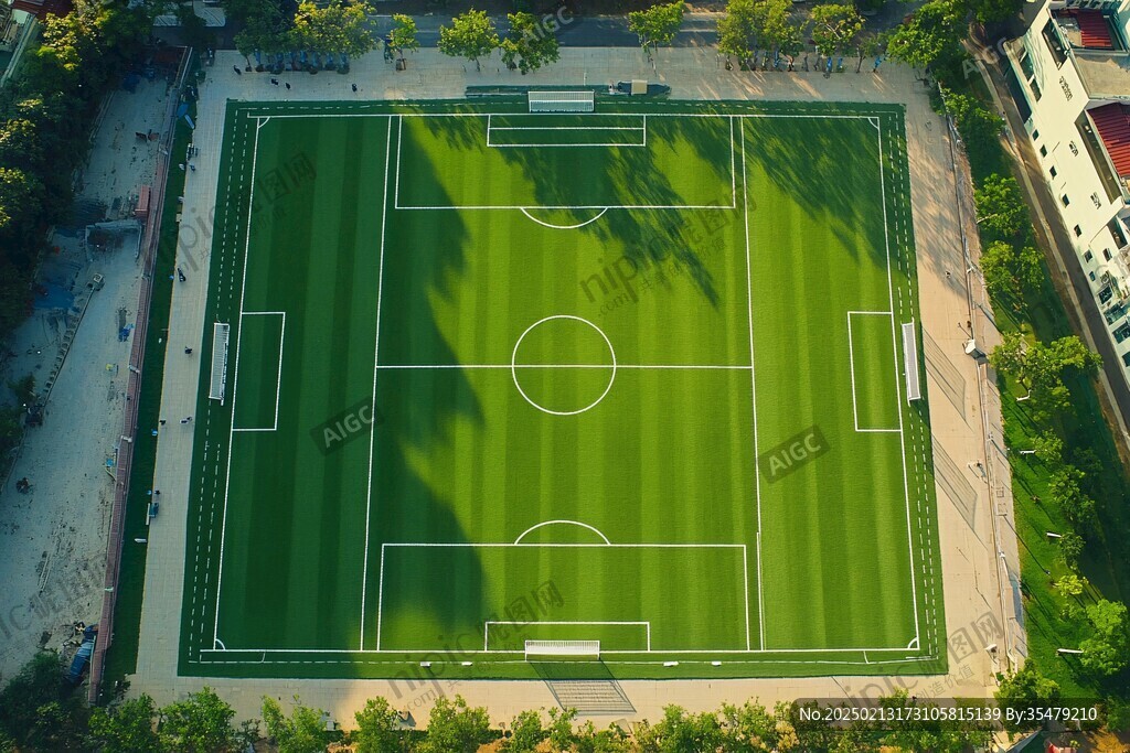 球场鸟瞰图