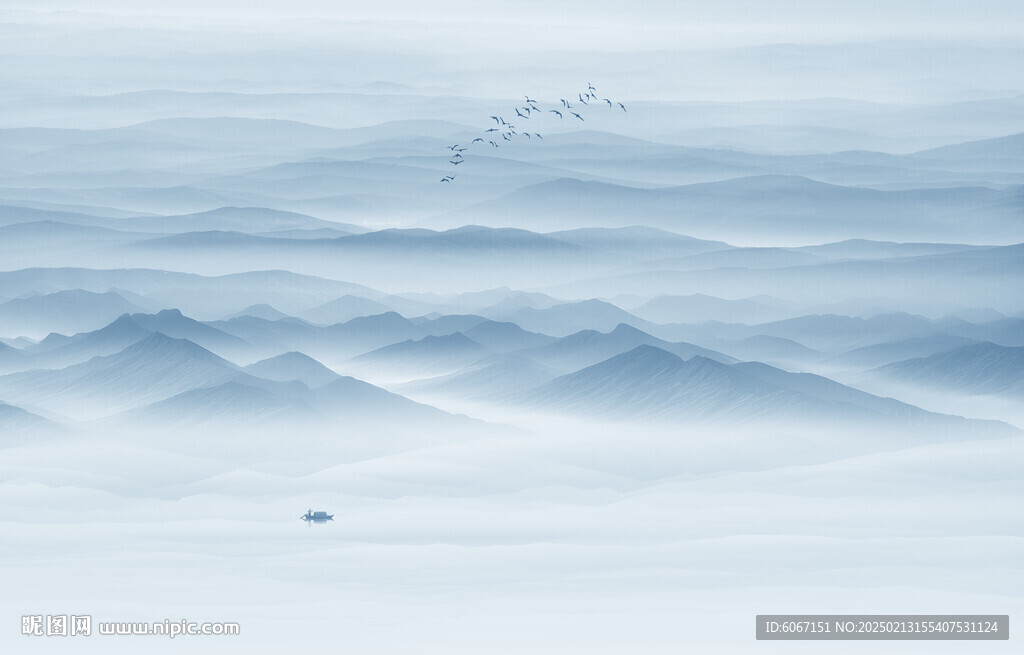 新中式山水画
