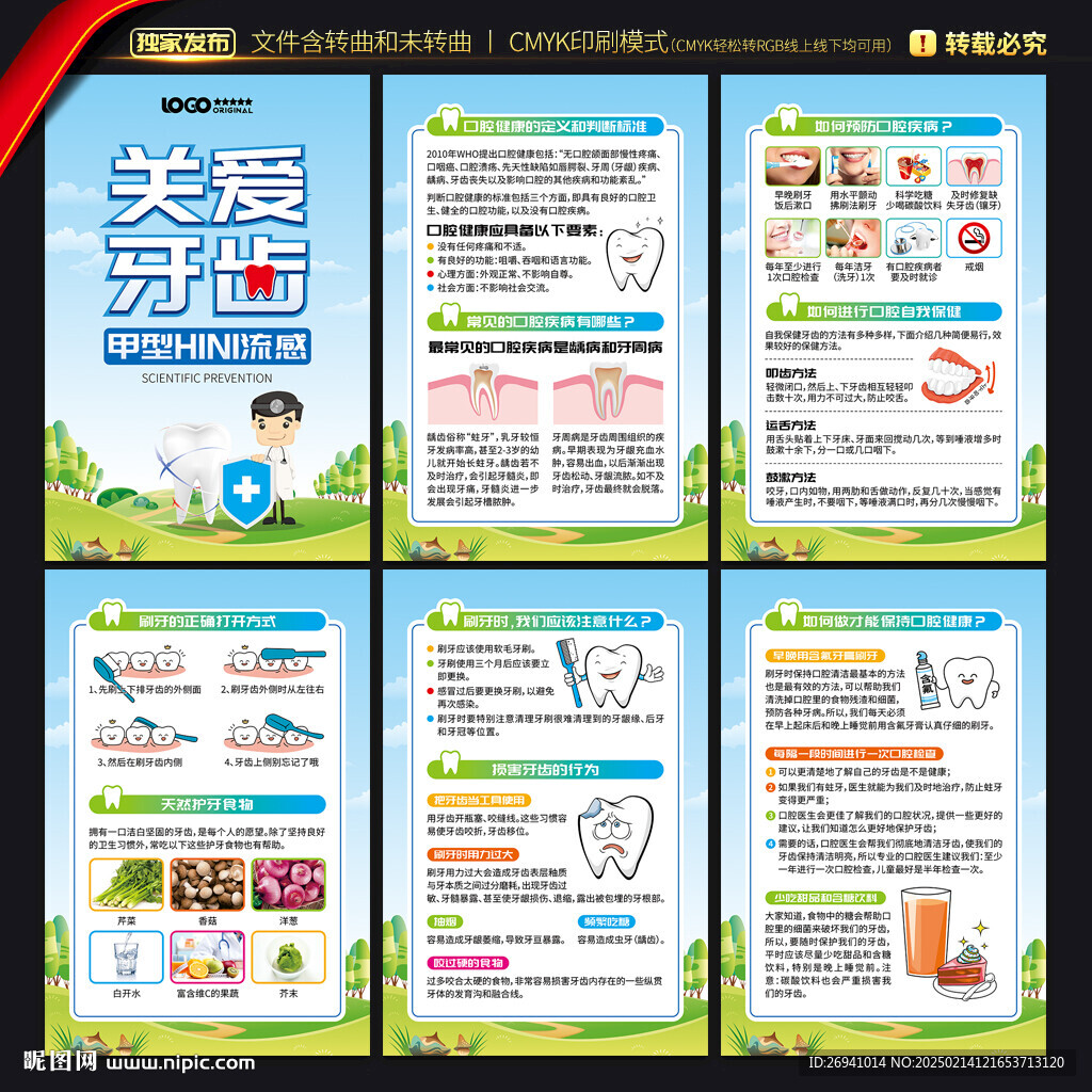 牙科知识海报