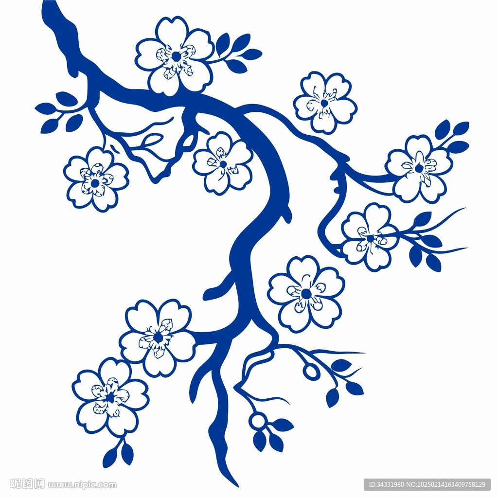 梅花矢量