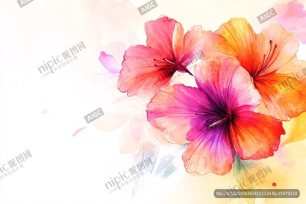 炫彩花朵壁纸