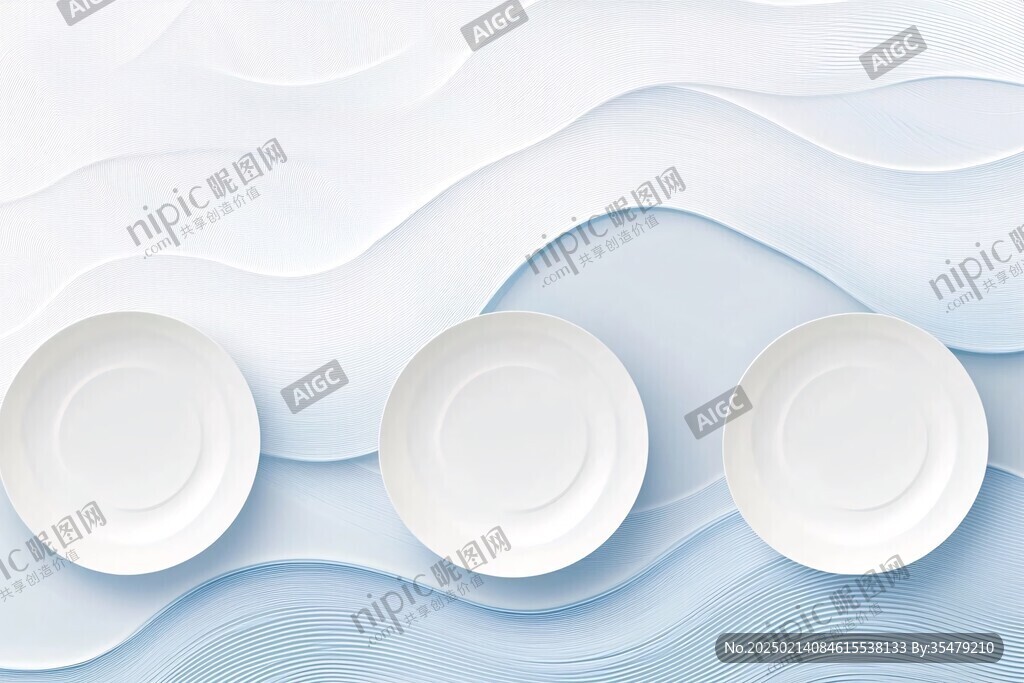 抽象线条山水背景