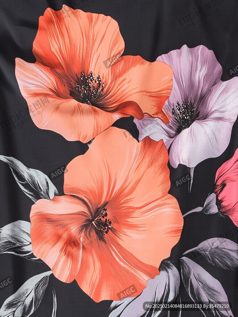 服装面料花