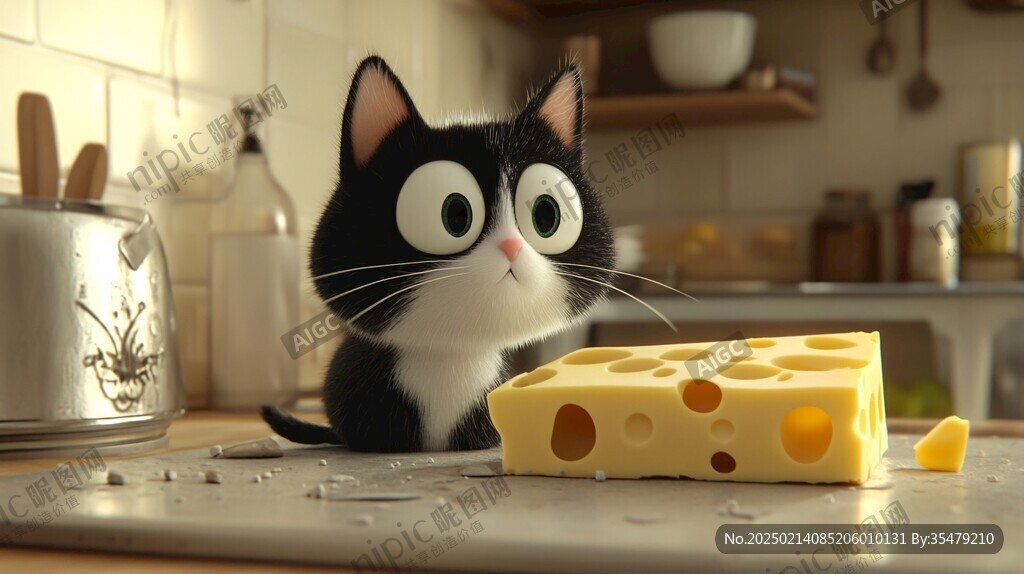 3d卡通猫咪