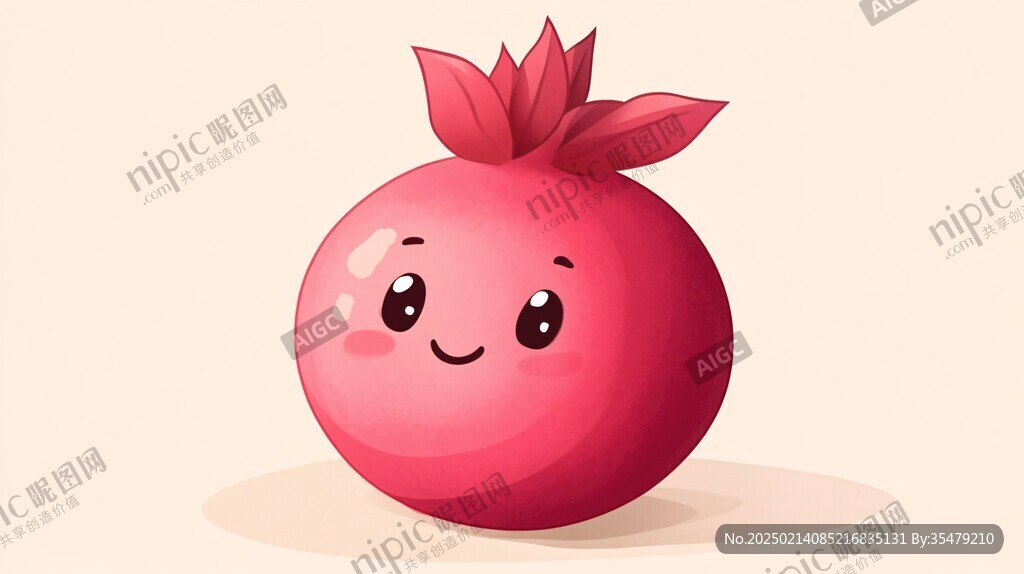 石榴卡通形象设计