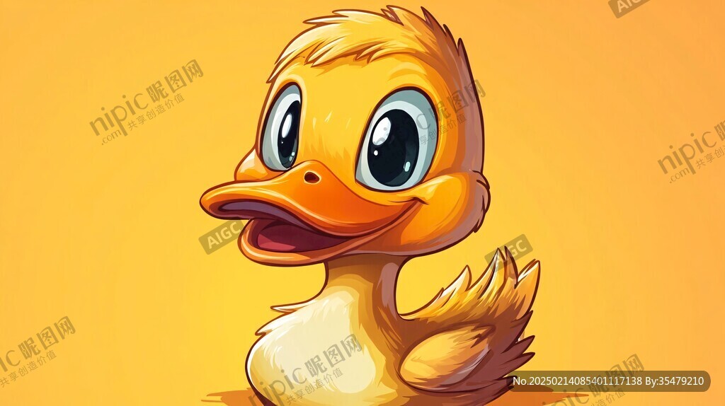 q版鸭设计
