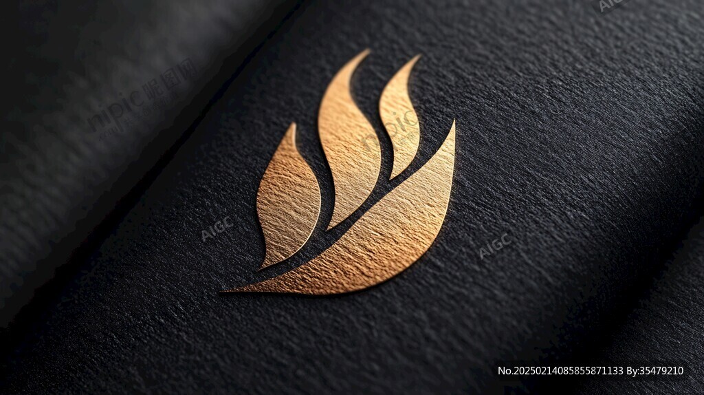 金叶logo设计