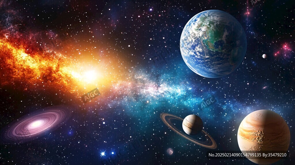 唯美宇宙背景