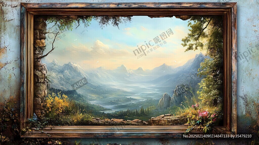 唯美意境框画