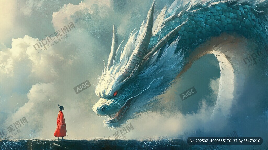 龙年横版插画