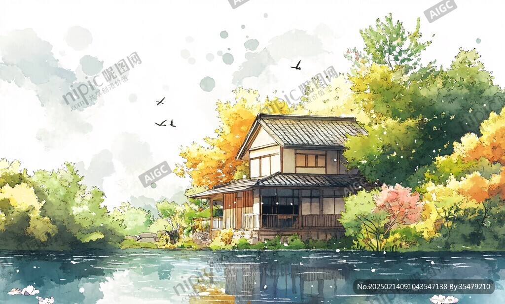插画唯美风景