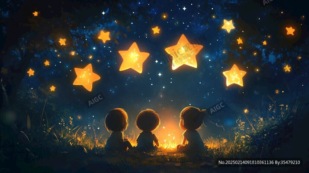 小星星动漫素材