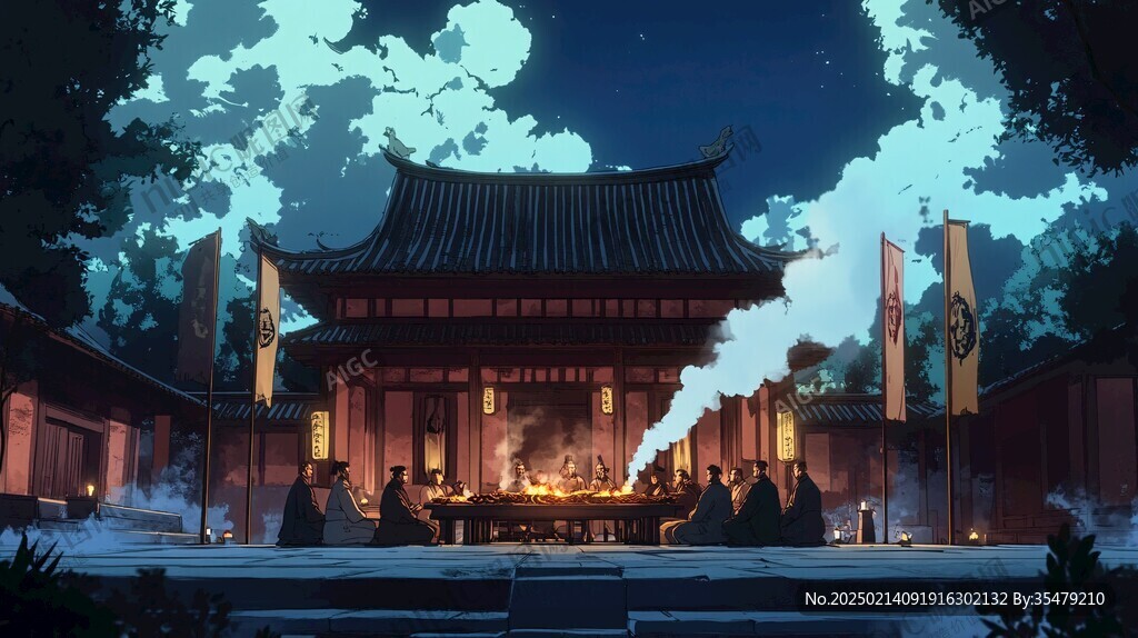楝亭夜话场景
