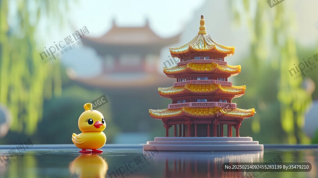 小鸭卡通ip形象