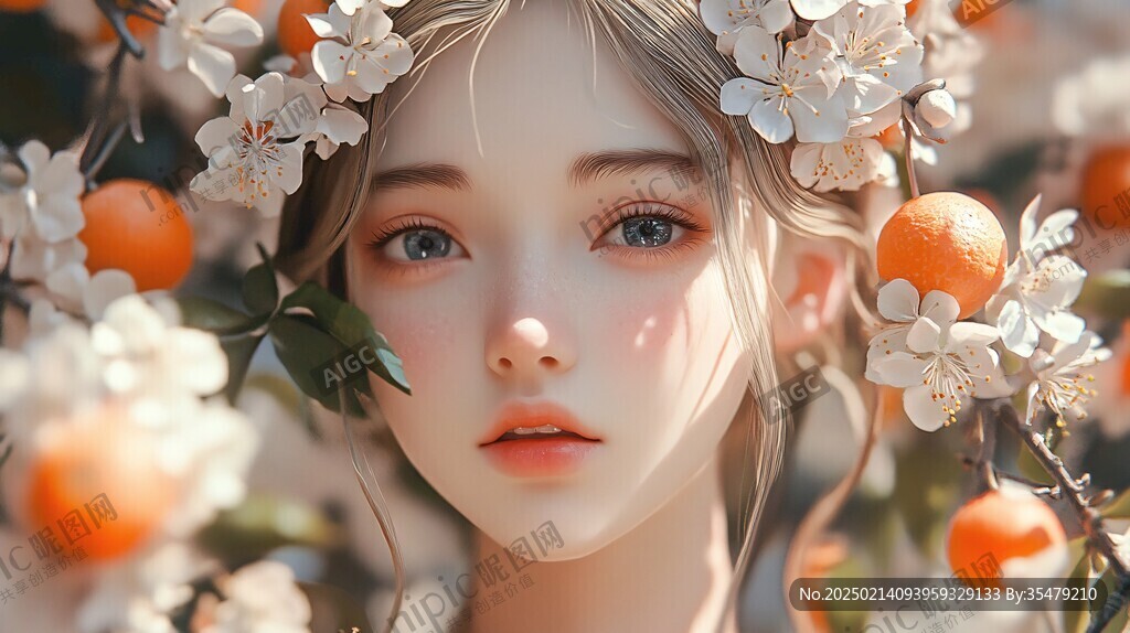 写实人物插画