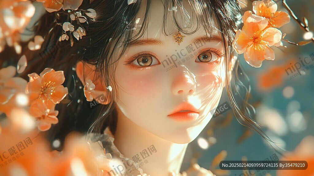 仙气清冷少女壁纸图片