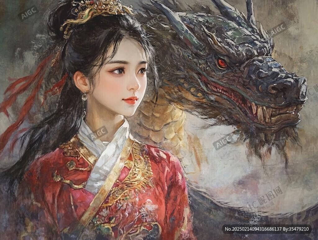 古风龙女ip