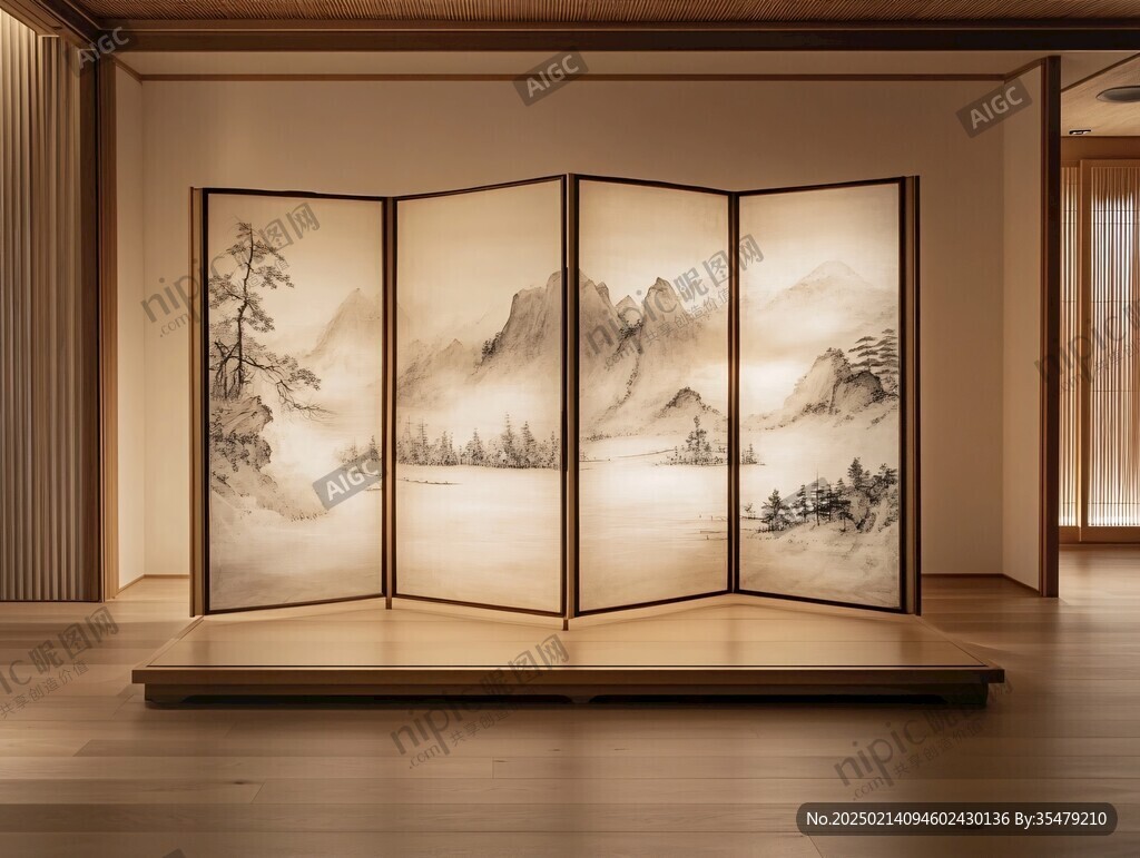 禅境屏风
