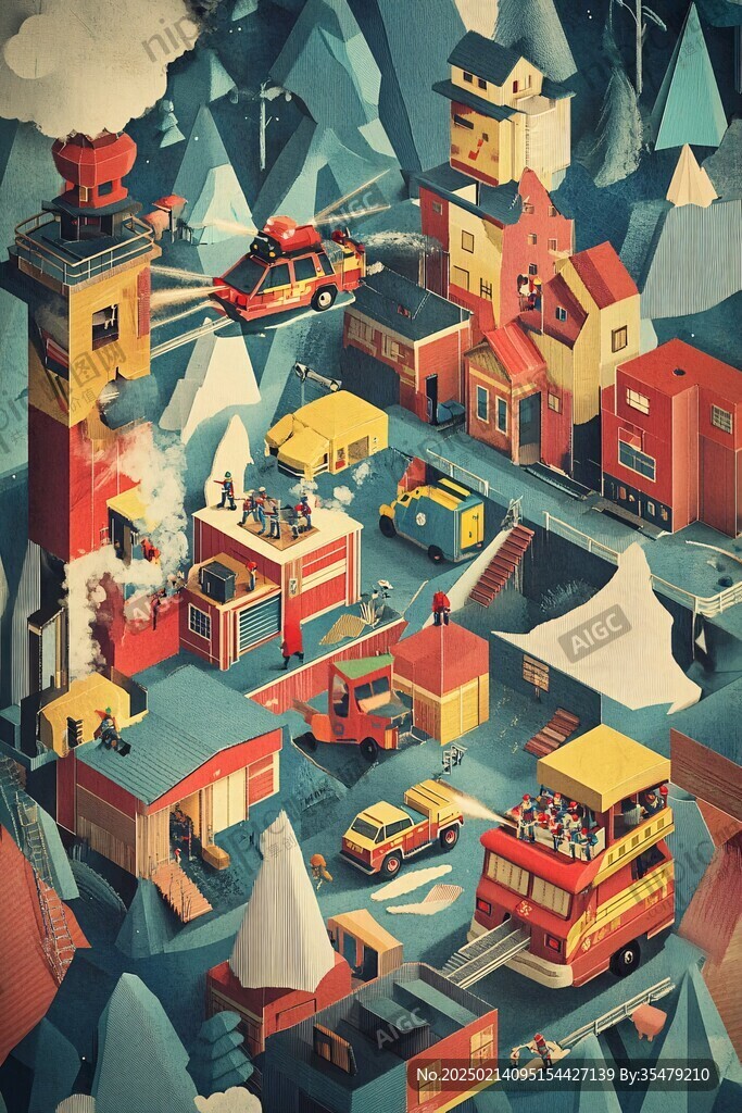 3d立体插画风格