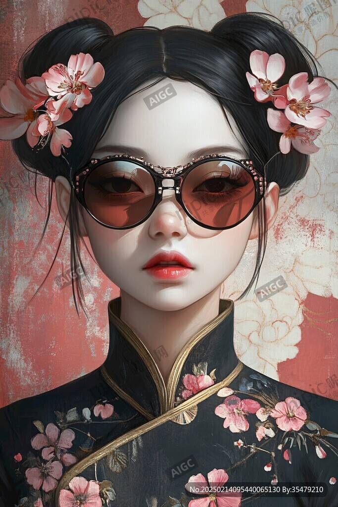 写实人物插画