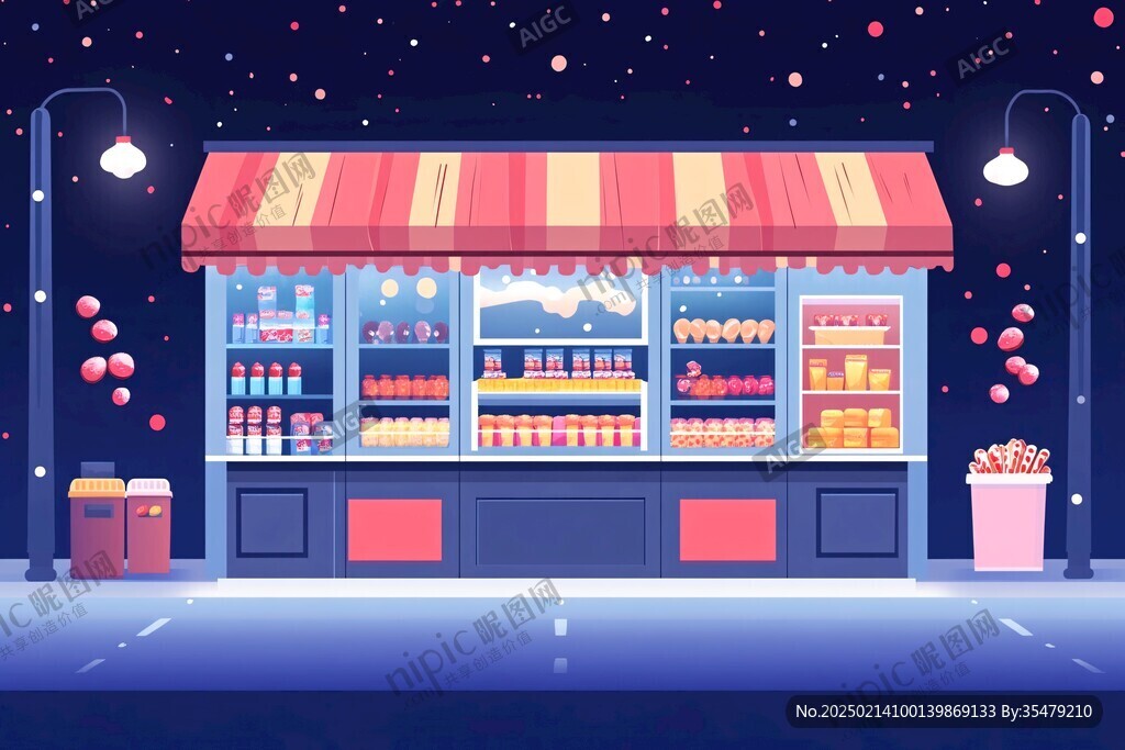 夜晚便利店