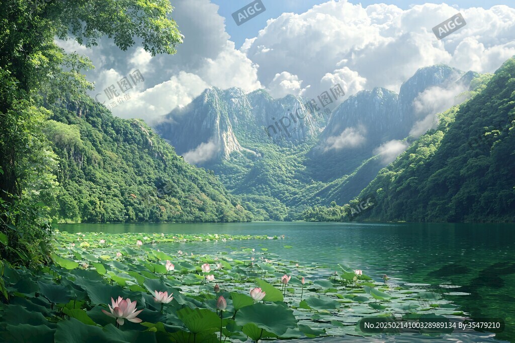 高清宽幅山水风光