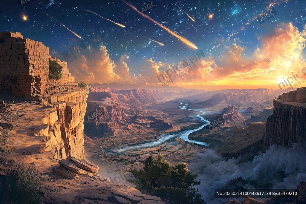 流星雨壁纸