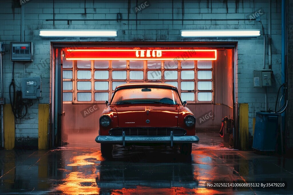 车库中跑车
