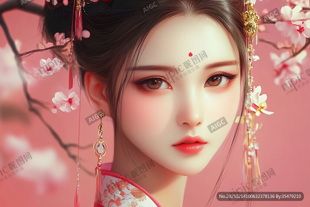 写实人物插画