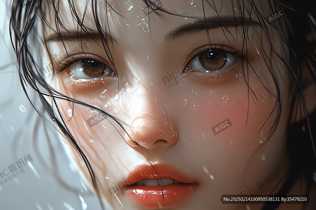 写实人物插画