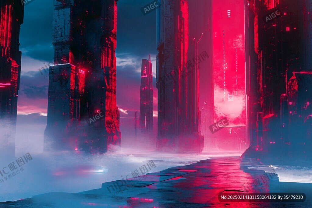 科幻城市背景